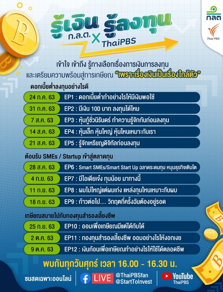 start to invest, thaipbs