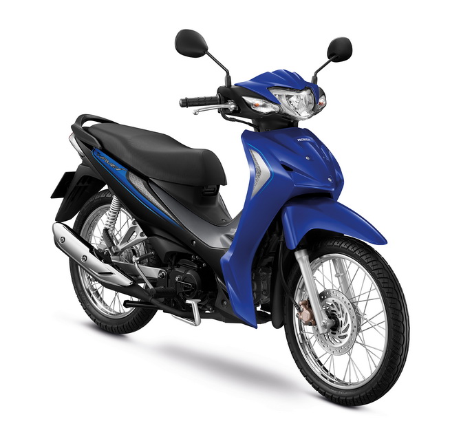 Honda Wave110i 2022 สีน้ำเงิน-ดำ