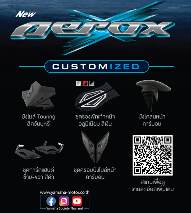 ชุดแต่ง Aerox, ชุดแต่ง Aerox 2022, Aerox ชุดแต่ง
