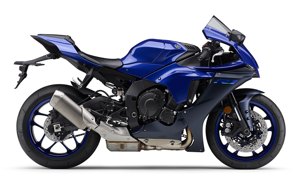  Yamaha YZF-R1 2022 สีน้ำเงิน