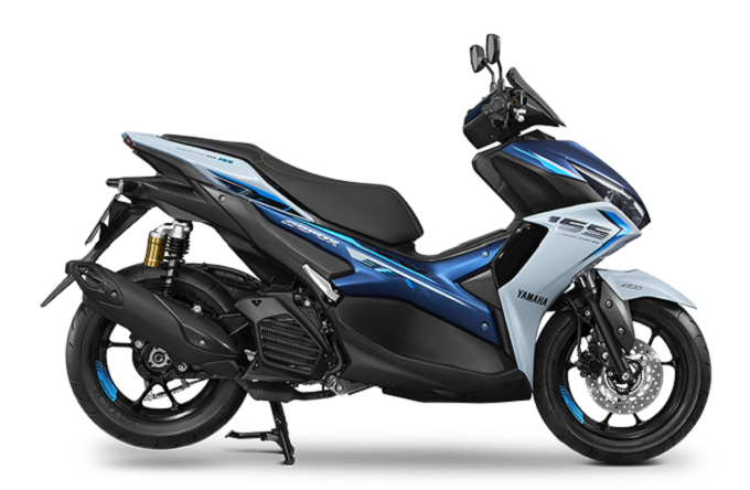 Yamaha Aerox ABS 2023 สีเทา-น้ำเงิน